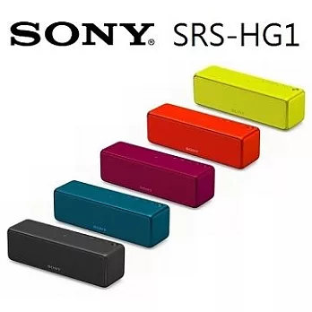 SONY 索尼 高音質防水震撼藍芽喇叭 NFC藍牙揚聲器 SRS-HG1【公司貨】紅