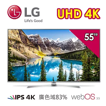 LG 55型 4K UHD連網液晶電視 (55UJ658T)(附基本安裝)