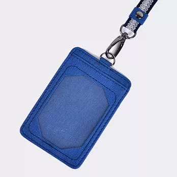 【Dogyball】簡單穿搭 輕鬆生活 簡約時尚 可拆式識別證 Flatpocket 藍色
