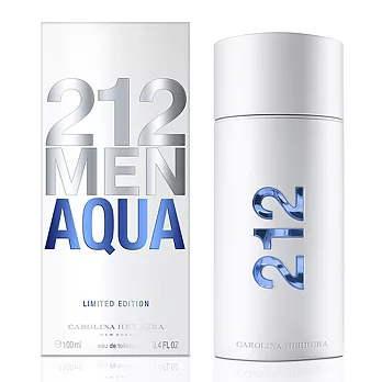 Carolina Herrera CH 212 AQUA男性淡香水100ml (贈212都會男性小香水7ml)★夏日限量版★