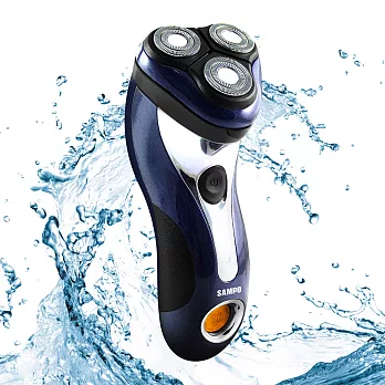 【SAMPO聲寶】LCD水洗三刀頭充插兩用電鬍刀EA-Z1309WL