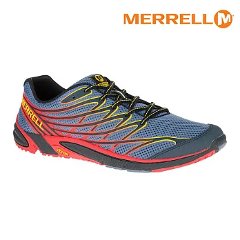 MERRELL 男 BARE ACCESS 4 輕量赤足跑鞋ML37751 / 城市綠洲 (防臭抗菌.黃金大底.越野.透氣.避震)US8灰紅