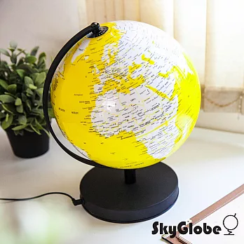 Skyglobe 10吋Colorful彩色發光地球儀-鮮黃