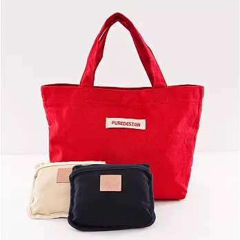 【U】PUREDESIGN - 時尚 Daily bag-S (二色可選) - 紅色