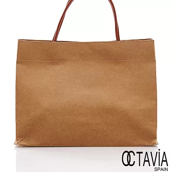 OCTAVIA - 愛地球 環保原型厚紙購物萬用袋 -原生棕