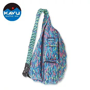 西雅圖 KAVU Rope Bag 休閒肩背包 #923電光霓雨