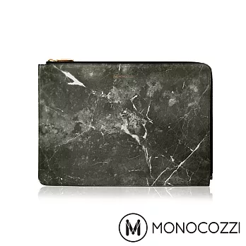 MONOCOZZI POSH 系列 專用皮革保護袋 (大理石黑/ 適用 MacBook Pro 13 吋 (2016 Touch ID) )