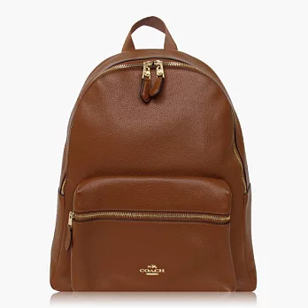 【COACH 旅行必備】皮革 / 背包 / 後背包_咖啡