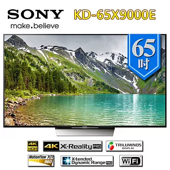 SONY 新力 KD-65X9000E 65吋 4K 液晶電視 公司貨 【贈基本桌裝】