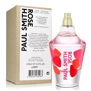 Paul Smith 2017夏日玫瑰女性淡香水花漾限定版-Tester(100ml)