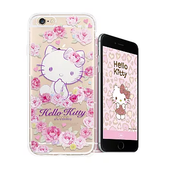 三麗鷗授權正版 Hello Kitty貓 iPhone 6s/6 4.7吋 空壓氣墊保護殼(玫瑰KITTY) 手機殼