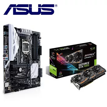 ASUS 華碩 PRIME ASUS 華碩 PRIME Z270-A 主機板 + ROG S 主機板 + ROG STRIX-GTX1060-O6G-GAMING 顯示卡