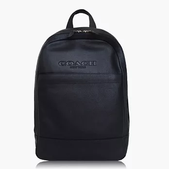 【COACH 旅行必備】皮革 / 背包 / 後背包_深藍