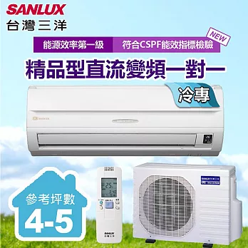 【台灣三洋SANLUX】4-5坪變頻單冷一對一分離式精品型冷氣(SAC-28V6/SAE-28V6)