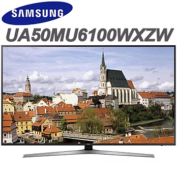 SAMSUNG三星 50吋 4K UHD連網液晶電視(UA50MU6100WXZW)＊送國際14吋微電腦立扇+藍牙播放觸控燈