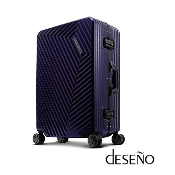 【U】Deseno - 細鋁框行李箱(五色可選)26吋 - 紫羅蘭