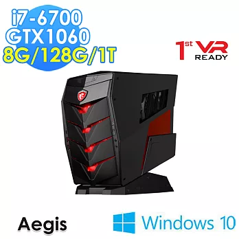 msi微星 Aegis-086TW i7-6700 GTX1060 WIN10 電競桌機