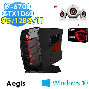 msi微星 Aegis-086TW i7-6700 GTX1060 WIN10 電競桌機