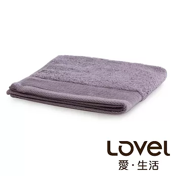Lovel 經典御用級素色加厚純棉方巾(共6色)桔梗紫