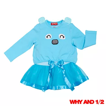 WHY AND 1/2 mini 普普熊兩件式洋裝1Y~4Y80藍色
