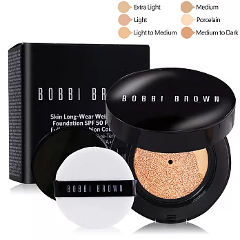 BOBBI BROWN 自然輕透膠囊氣墊粉底-無瑕版SPF50 PA+++(13g)含盒#Extra Light-百貨公司貨