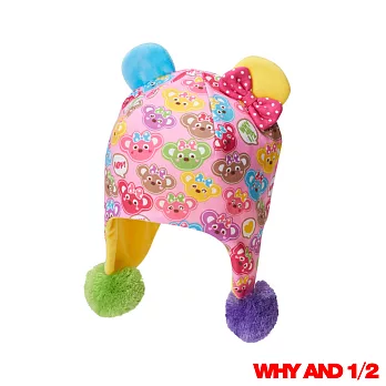 WHY AND 1/2 棉球蓋耳帽 多色可選50粉色