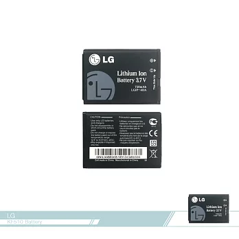 LG樂金 KF510/KE770/KG271/KP320 (LGIP-411A)_750mAh/原廠電池單色