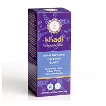 Khadi 植萃髮絲增色粉- 亮采藍黑色 買一送一(有效日期: 2018/07/31)