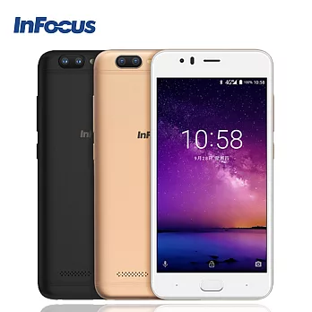InFocus A3 (2G/16G)雙主鏡頭5.2吋智慧型單卡機※送防磁波貼紙※曜石黑
