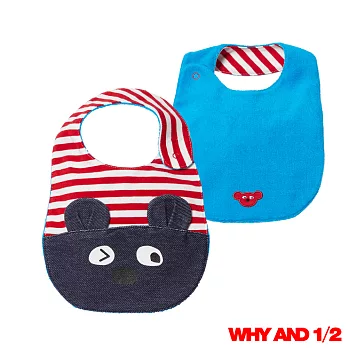 WHY AND 1/2 mini 雙面戴圍兜 多色可選02紅色