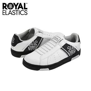 【Royal Elastics】男-Icon Alpha 休閒鞋-白/黑底(02073-090)US8白/黑底
