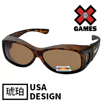 【XGAMES護目套鏡】1081-C3雙重防護偏光太陽眼鏡/護目鏡/防風鏡/(中版/琥珀)