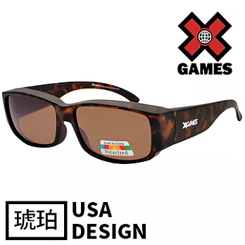 【XGAMES護目套鏡】1082-C3 雙重防護偏光太陽眼鏡/護目鏡/防風鏡(小版/琥珀)