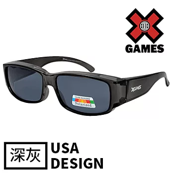【XGAMES護目套鏡】1082-C4 雙重防護偏光太陽眼鏡/護目鏡/防風鏡(小版/深灰)