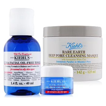 KIEHL’S 契爾氏 亞馬遜白泥無油毛孔福袋組-國際航空版