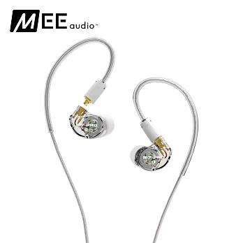 MEE audio M7 Pro 混合式雙單體監聽耳機(透明)透明