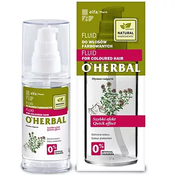 O’HERBAL 歐荷柏 護色紅 百里香護色滋養精華 50ml (染燙髮質適用)(效期至2018.03)