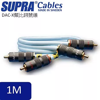 瑞典原裝SUPRA Cables DAC-X類比訊號線1M