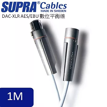 瑞典原裝SUPRA Cables DAC-XLR AES/EBU數位平衡線 1M
