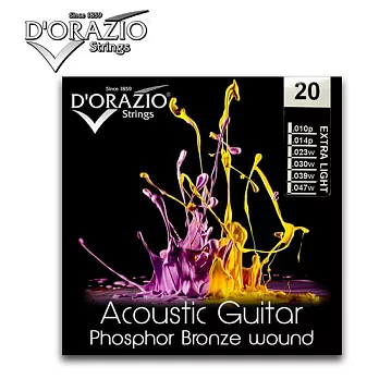 D’ORAZIO 義大利手工製 磷青銅 木吉他弦(No.20)