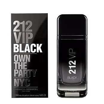 Carolina Herrera 212 VIP BLACK男性淡香精(100ml)-公司貨