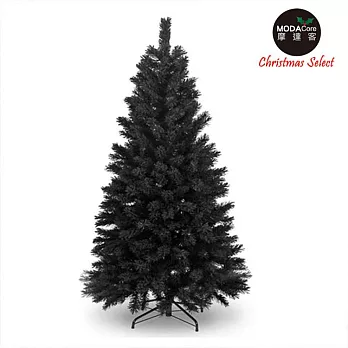 【摩達客】台灣製6尺/6呎(180cm)時尚豪華版黑色聖誕樹 裸樹(不含飾品不含燈)