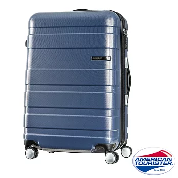 AT美國旅行者 29吋HS MV+Deluxe時尚硬殼飛機輪可擴充TSA行李箱(海軍藍)