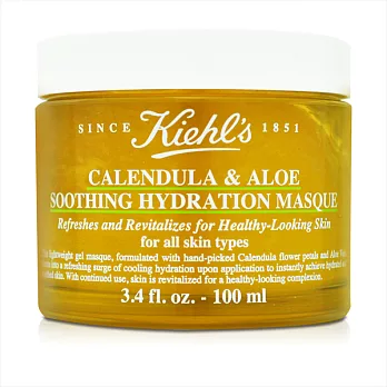 Kiehl’s 契爾氏 金盞花蘆薈精華保濕凍膜100ml(百貨專櫃貨)