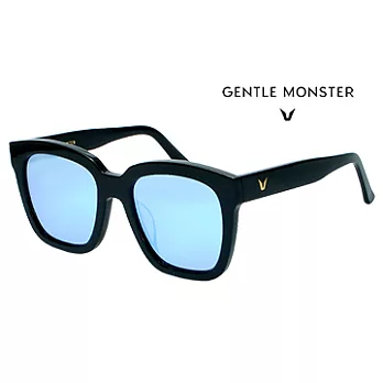 【GENTLE MONSTER 太陽眼鏡】DREAMERHOFF-01/11M 大框墨鏡(黑框/水銀藍鏡)