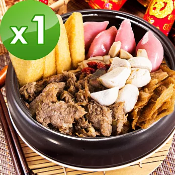 三低素食年菜 樂活e棧-養生素薑母鴨-蛋奶素可食(1300g/盒,共1盒)