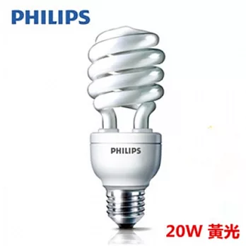 【飛利浦 PHILIPS】HELIX 20W 省電燈泡 黃光 E27Y(12入組)