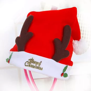 【摩達客】大鹿角造型聖誕帽