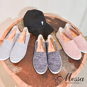 【Messa米莎專櫃女鞋】MIT 萊卡2way兩穿踩腳懶人鞋-三色EU35黑色
