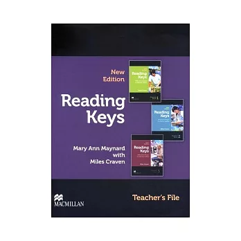 Reading Keys Teacher’sFile with Test Generator CD-ROM/1片 New Ed.